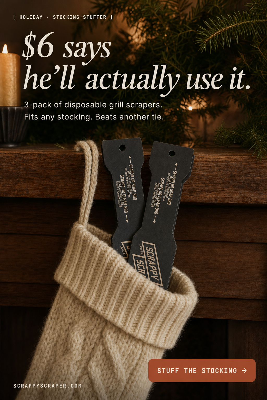 Scrappy concept 05 — holiday stocking stuffer